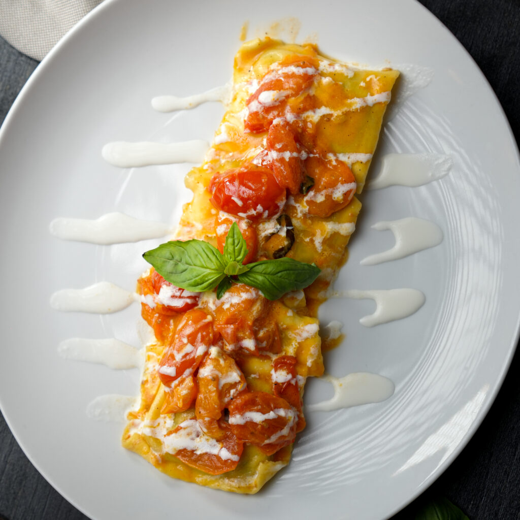 Ravioli di ricotta e spinaci